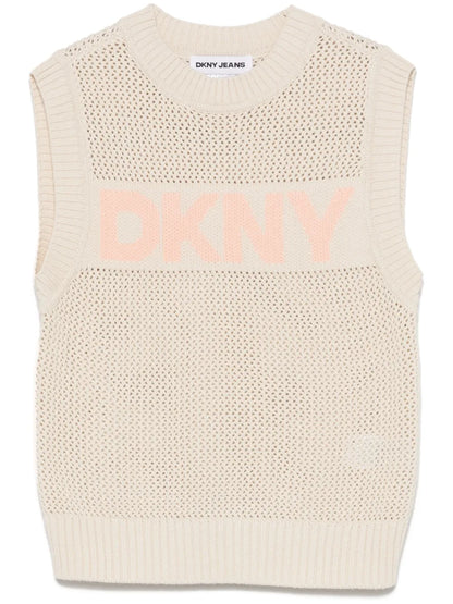 Logo-Jacquard Vest