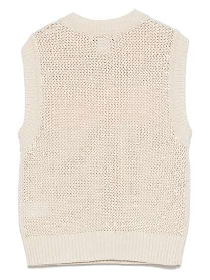 Logo-Jacquard Vest