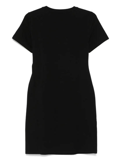 Studded-Logo Mini Dress