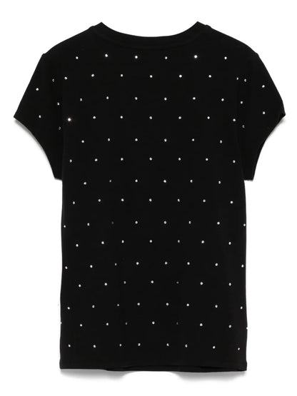 Rhinestone-Embellished T-Shirt