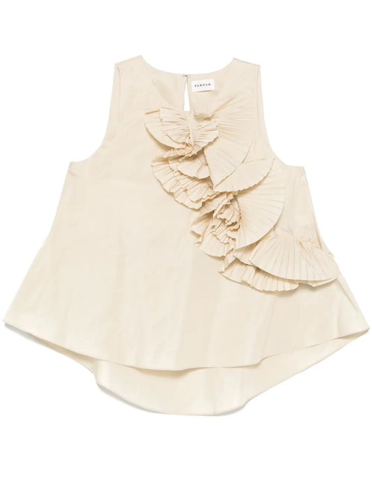 Ruffled-Detail Blouse