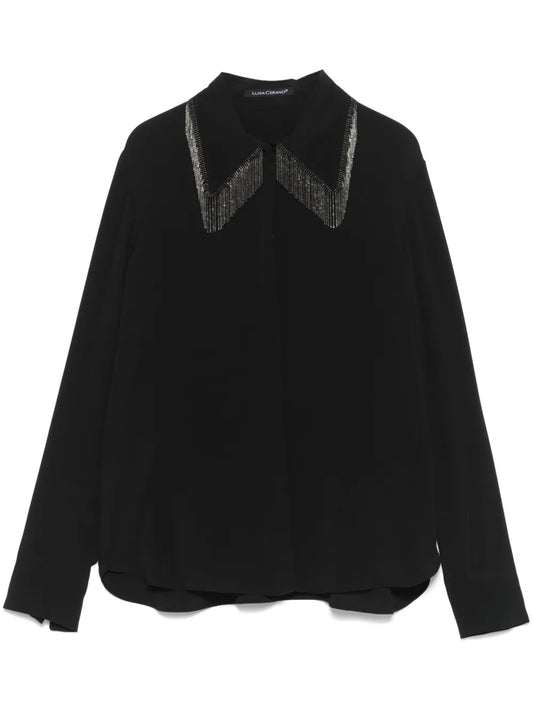 Bead-Detail Shirt