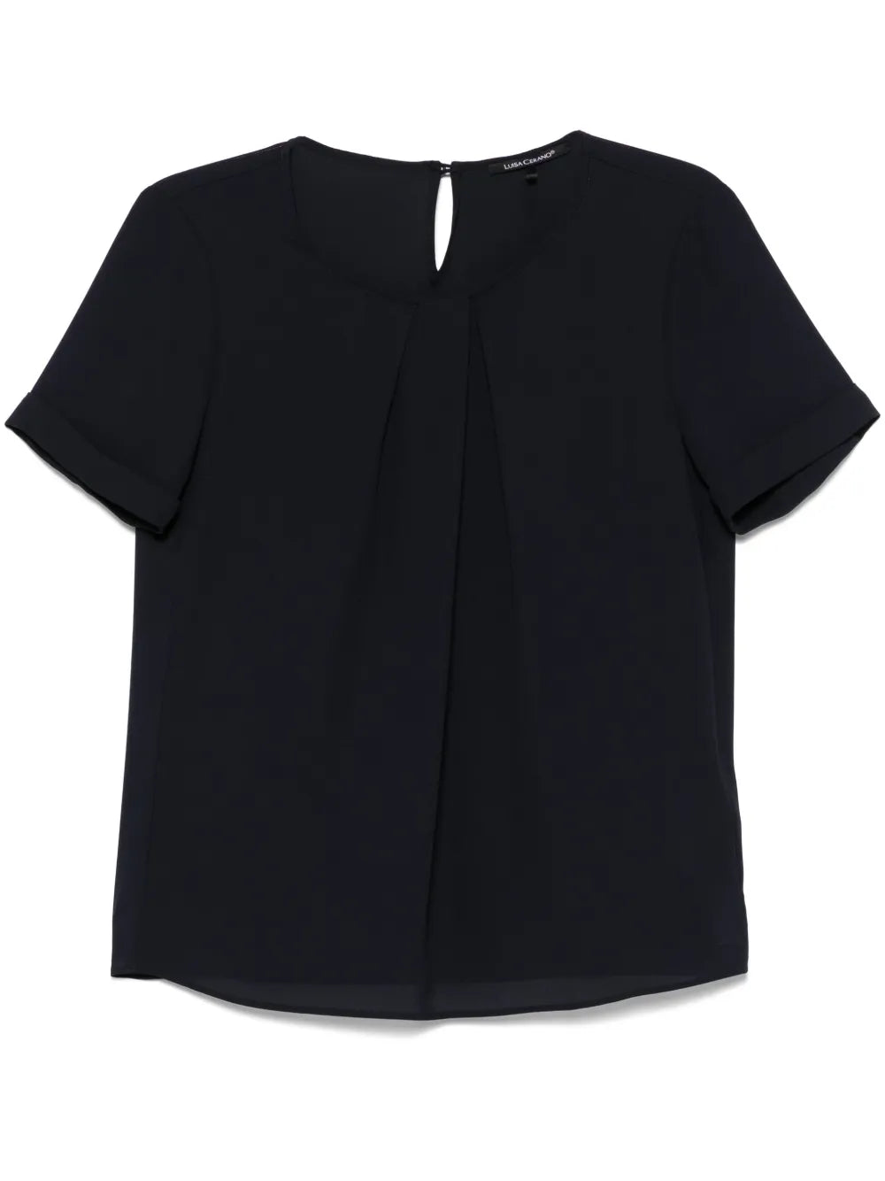 Pleat-Detail Blouse