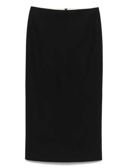 Wool Midi Skirt
