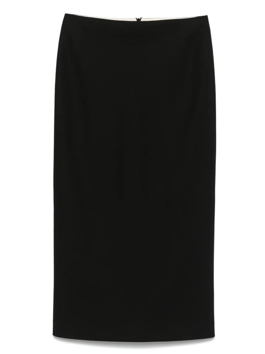 Wool Midi Skirt
