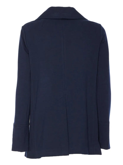 Stretch-Cotton Double-Breasted Coat