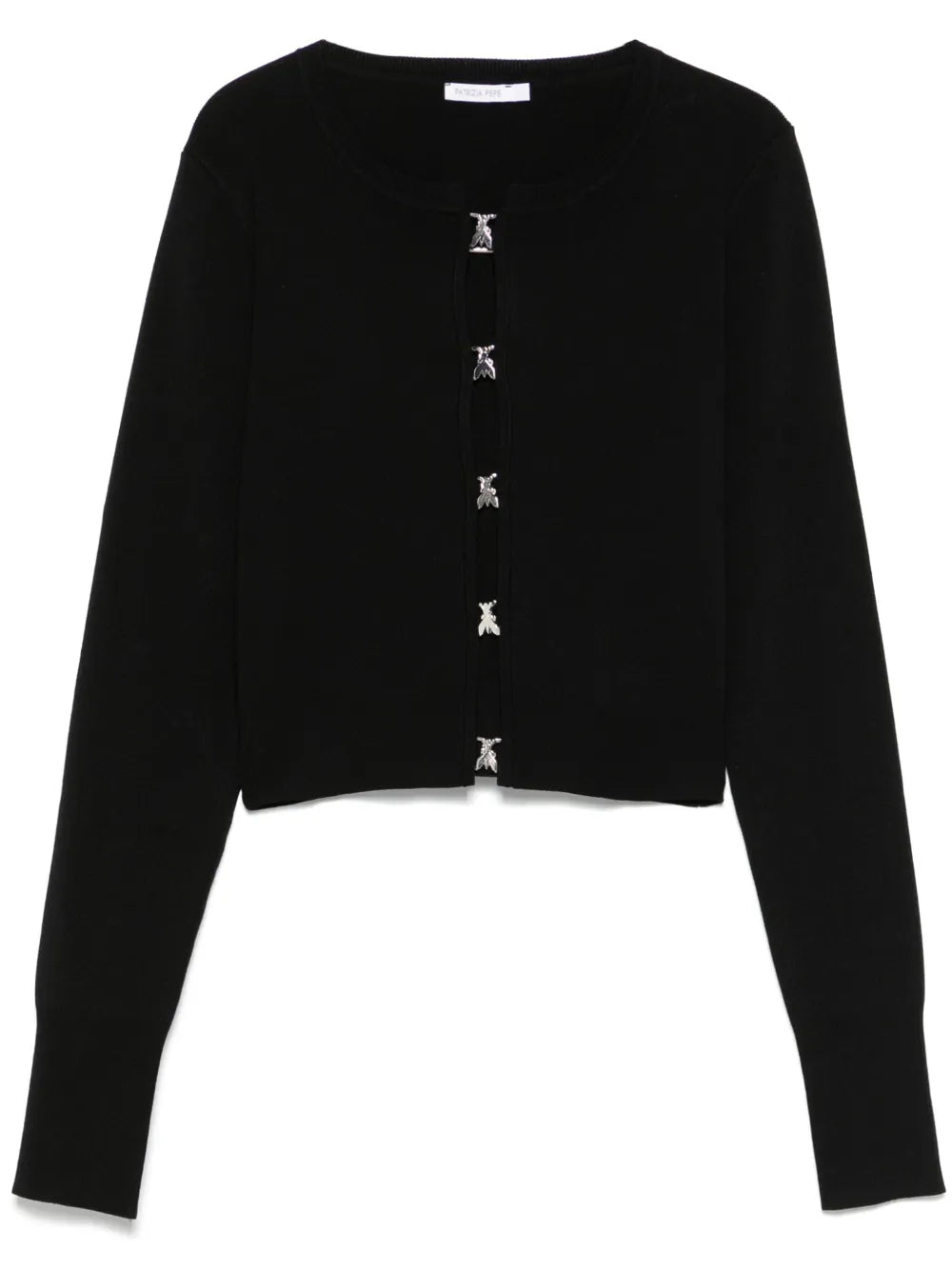 Logo-Detail Cardigan