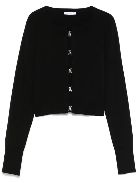 Logo-Detail Cardigan