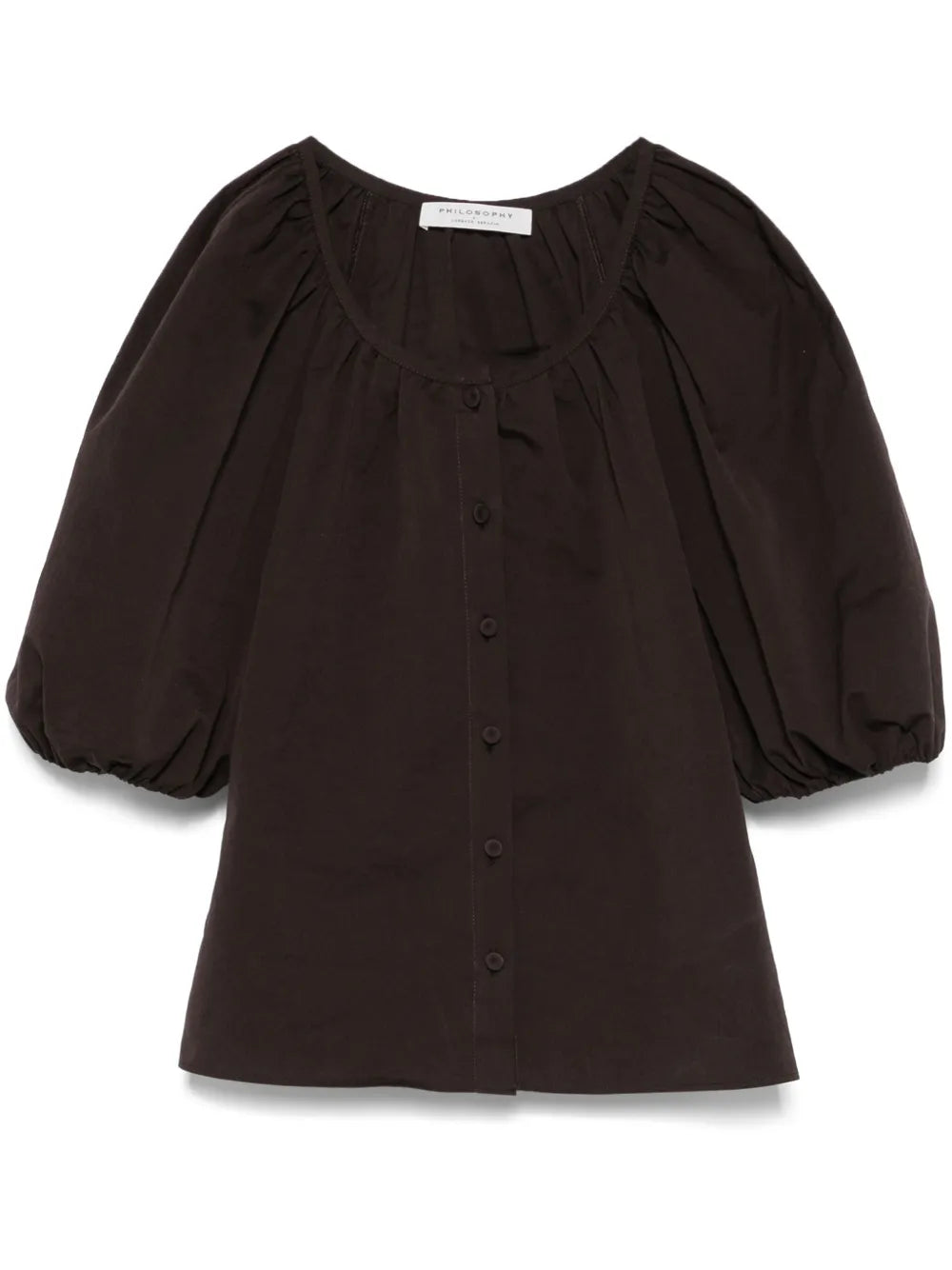 Puffed-Sleeves Shirt