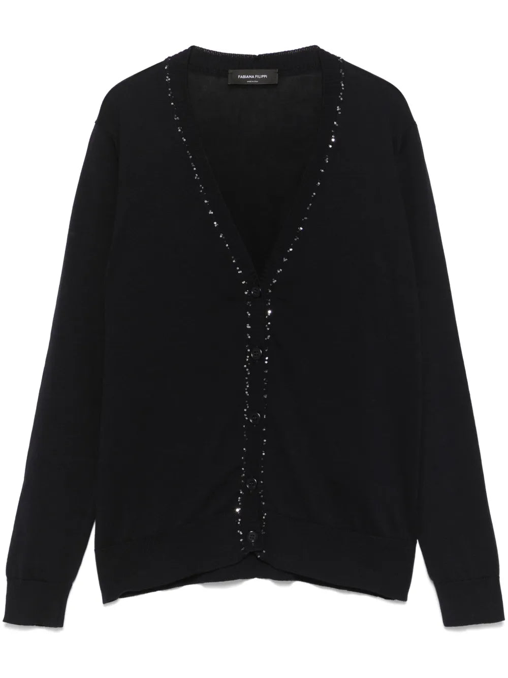 Sequin-Embellished Cardigan
