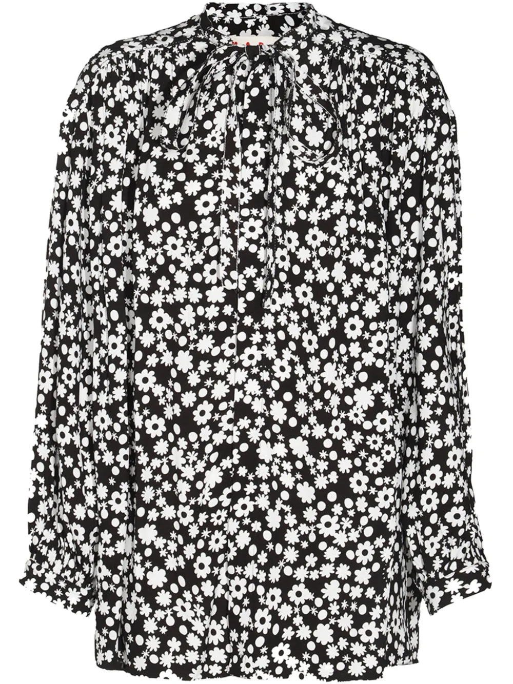 Floral-Print Blouse