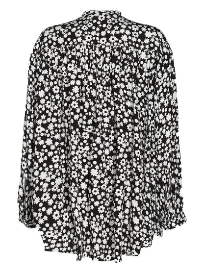 Floral-Print Blouse
