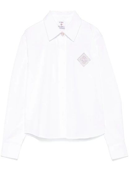Monogram-Embroidered Shirt