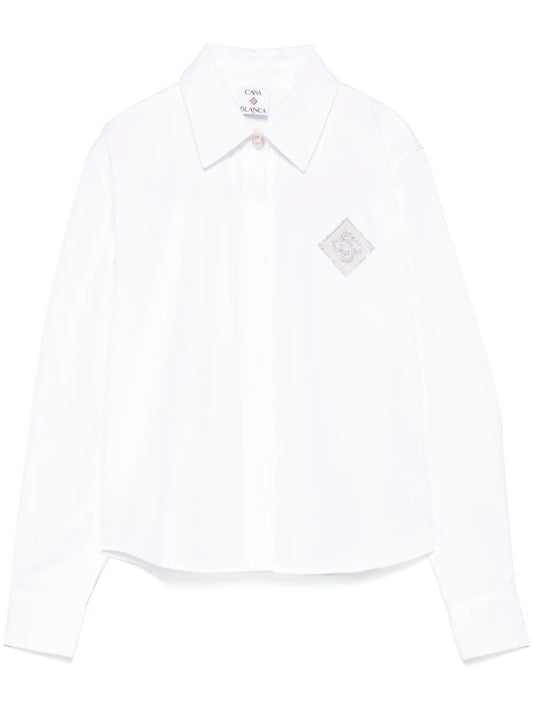 Monogram-Embroidered Shirt