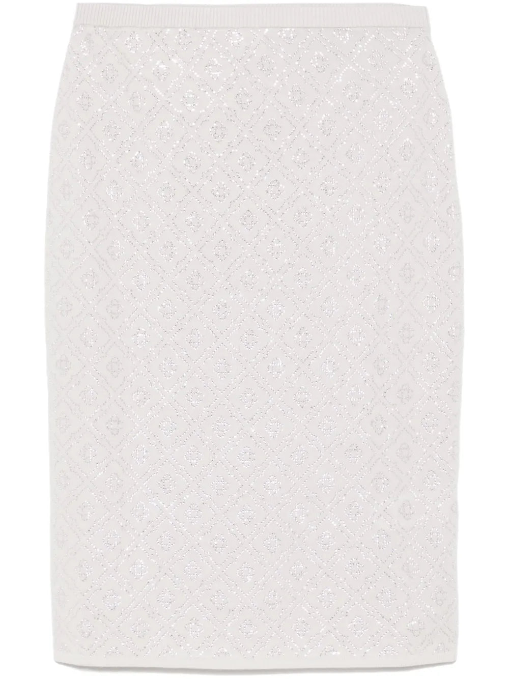 Crystal-Monogram Skirt