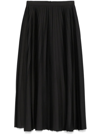 Pleated Midi Skirt