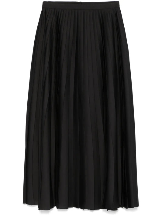 Pleated Midi Skirt