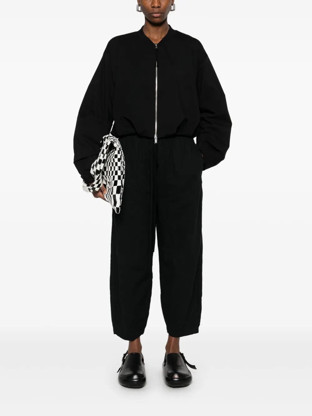 Ruched-Detailed Jacket