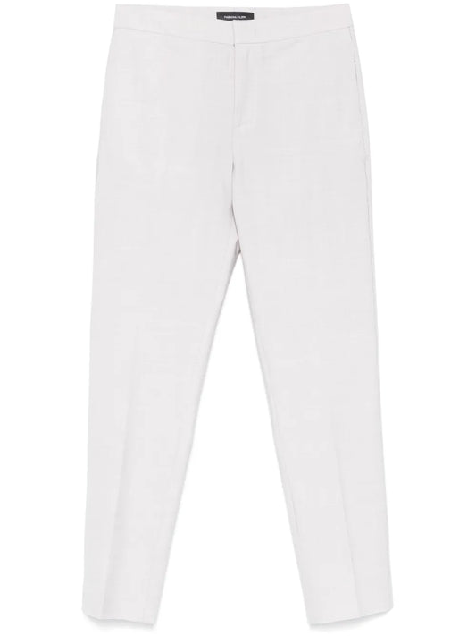 Crystal-Embellished Tailored Trousers
