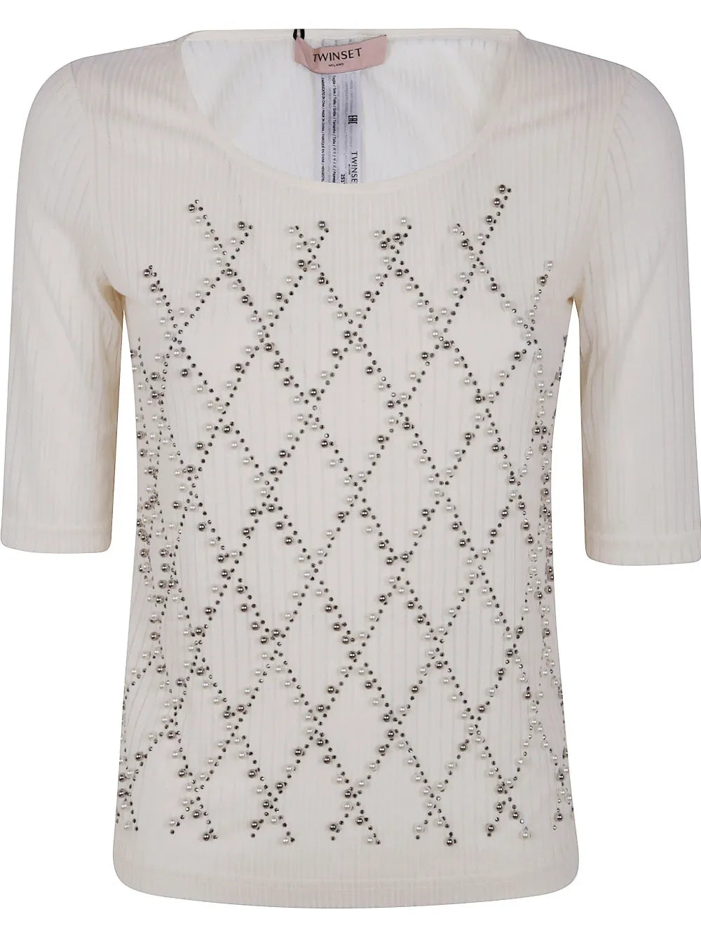 Bead-Embellished T-Shirt