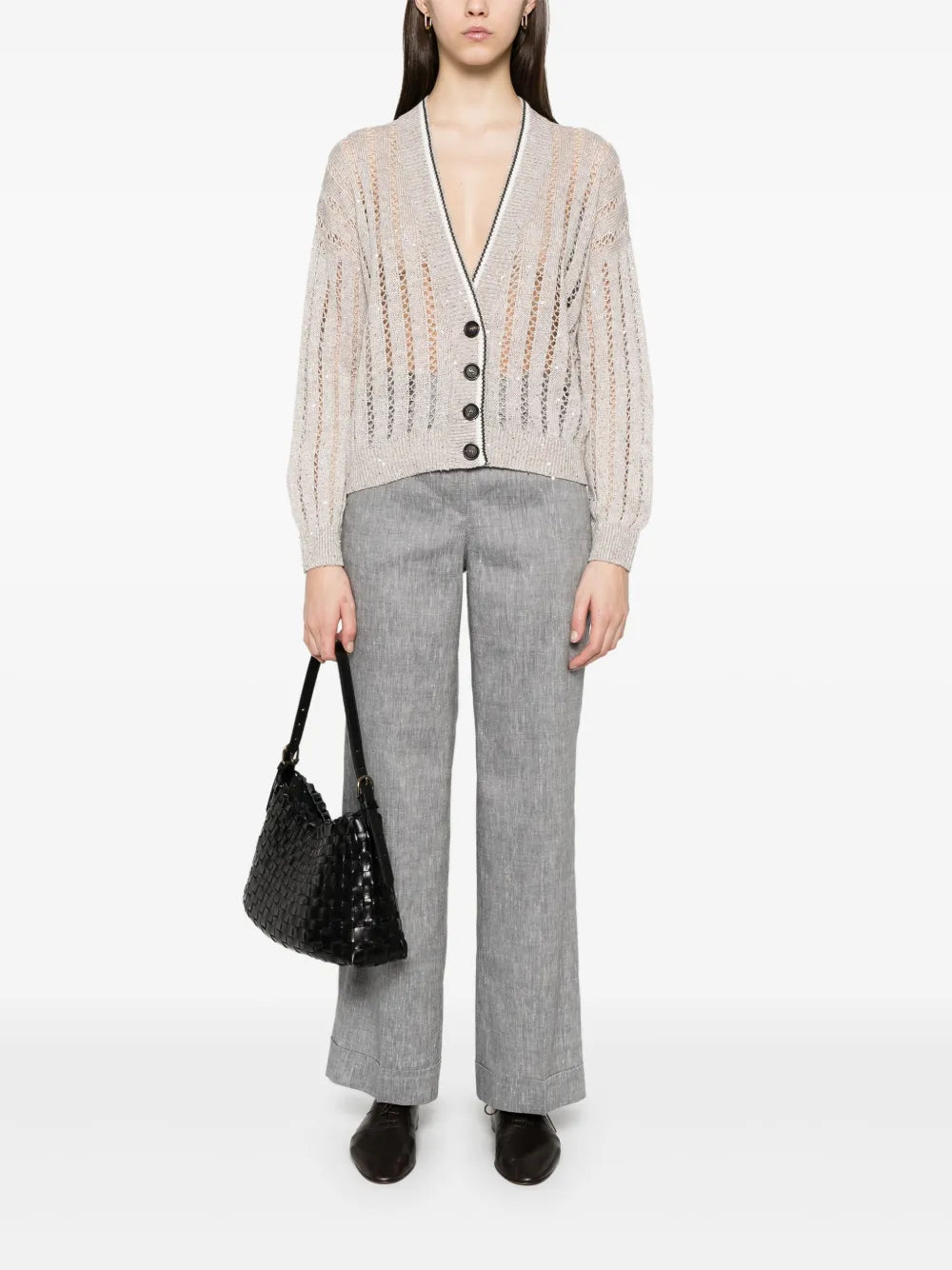 Open-Knit Cardigan
