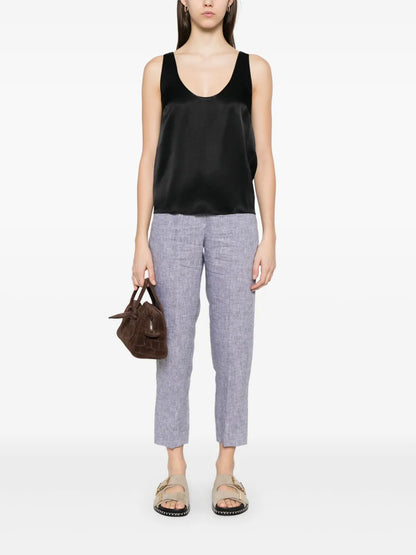 Tapered-Leg Trousers