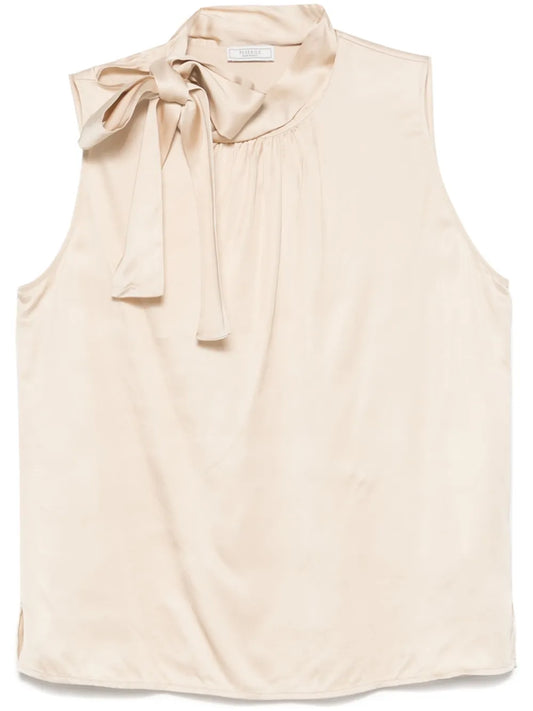 Tied-Neck Blouse