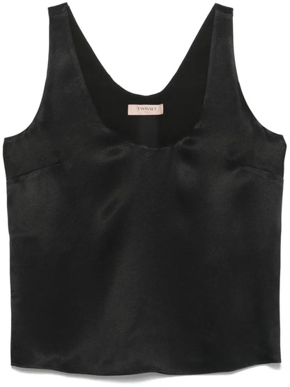 Satin Tank Top