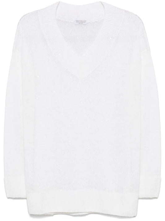 Sequin-Detailed Sweater