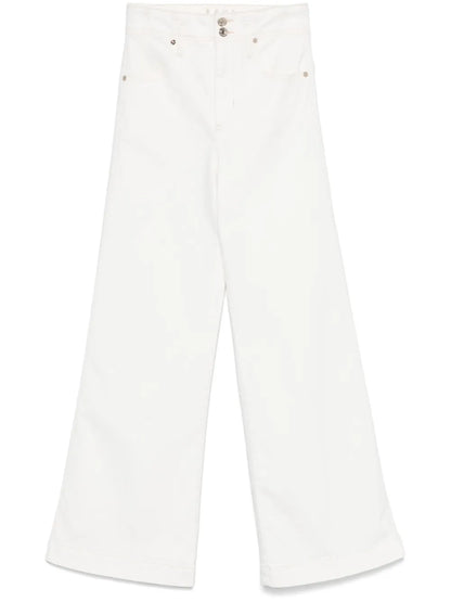 The Seamed Wide Jeans