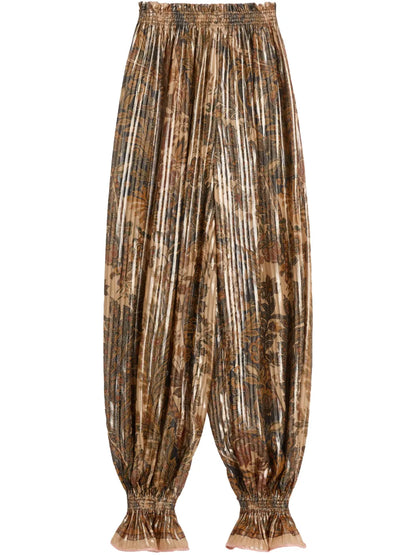 Voyage Imaginaire-Print Balloon Trousers