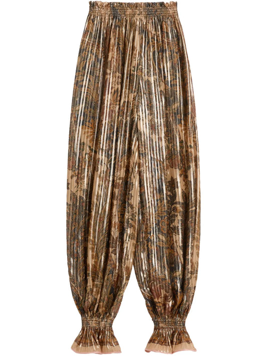 Voyage Imaginaire-Print Balloon Trousers