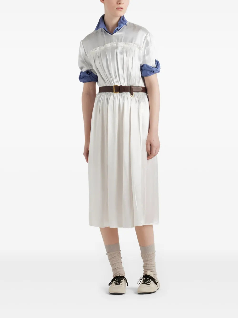 Satin Midi Dress