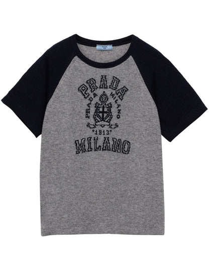 Logo-Intarsia T-Shirt