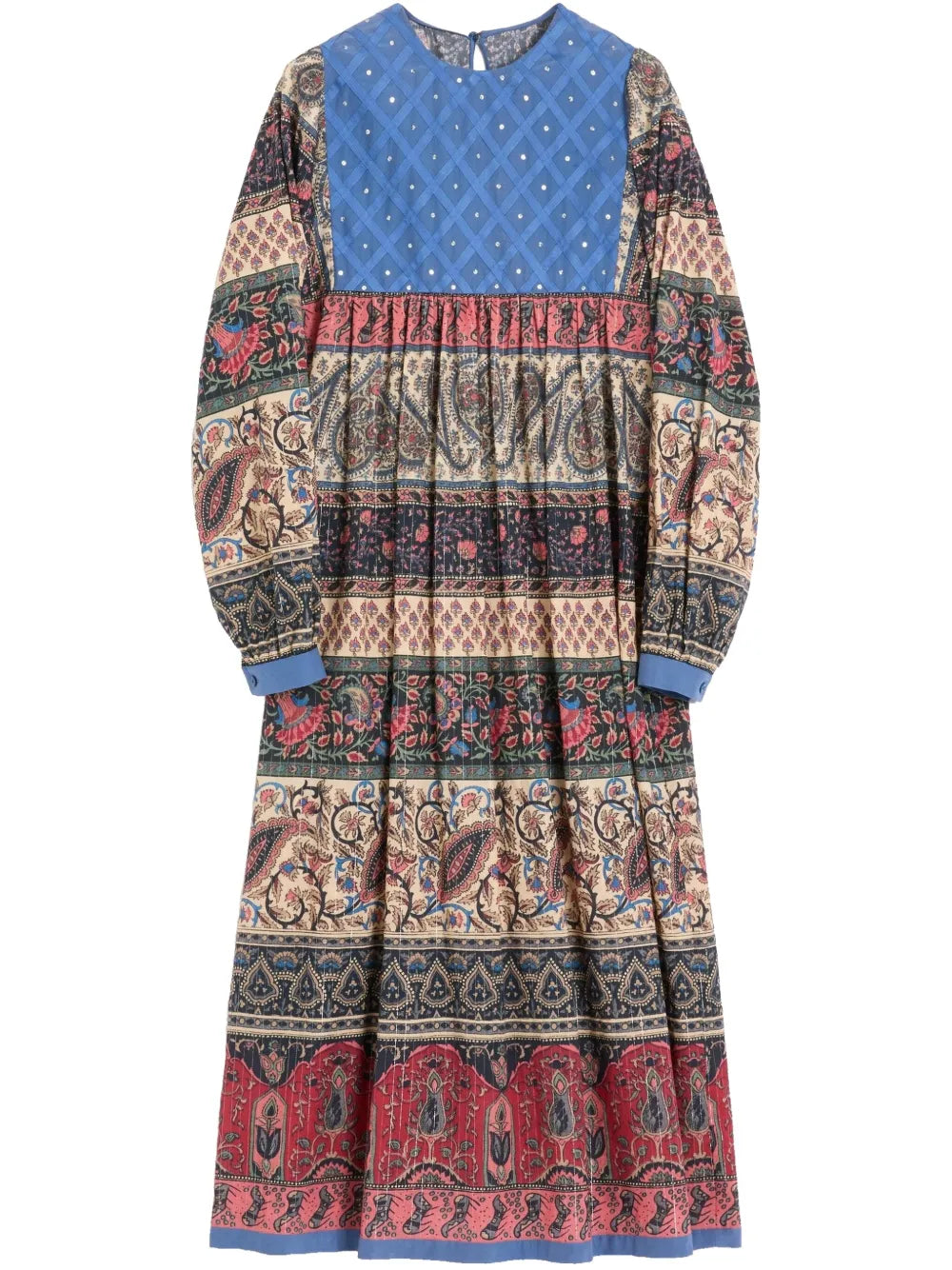Voyage Imaginaire-Print Midi Dress