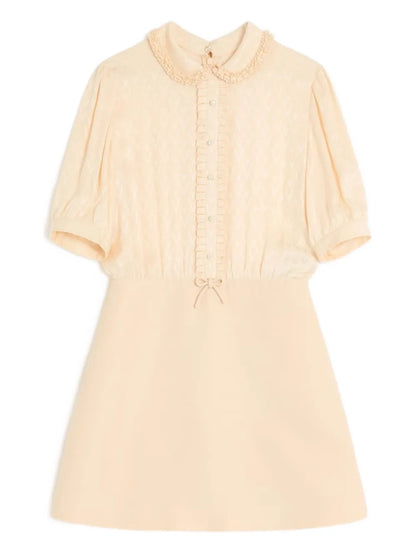 Crepe Couture Mini Dress