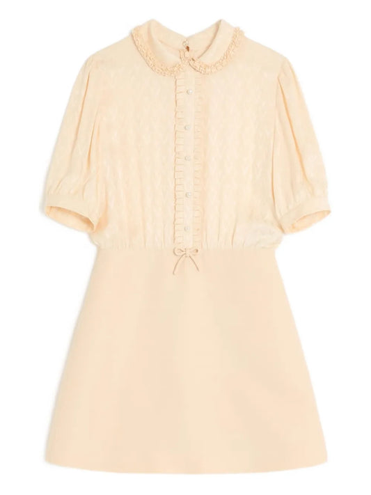 Crepe Couture Mini Dress