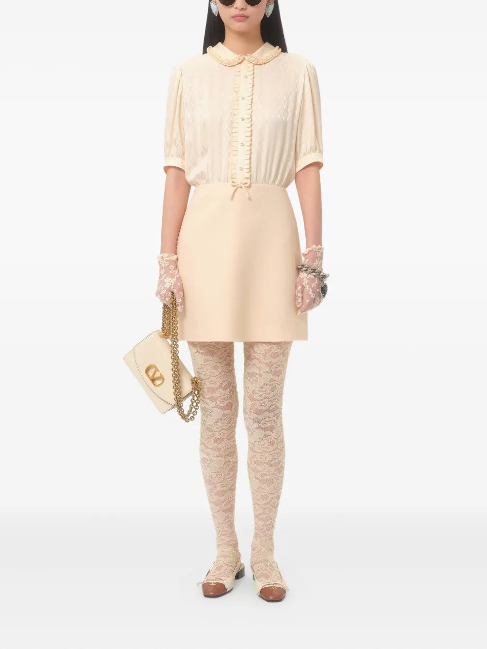 Crepe Couture Mini Dress