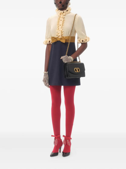 Crepe De Chine Mini Dress