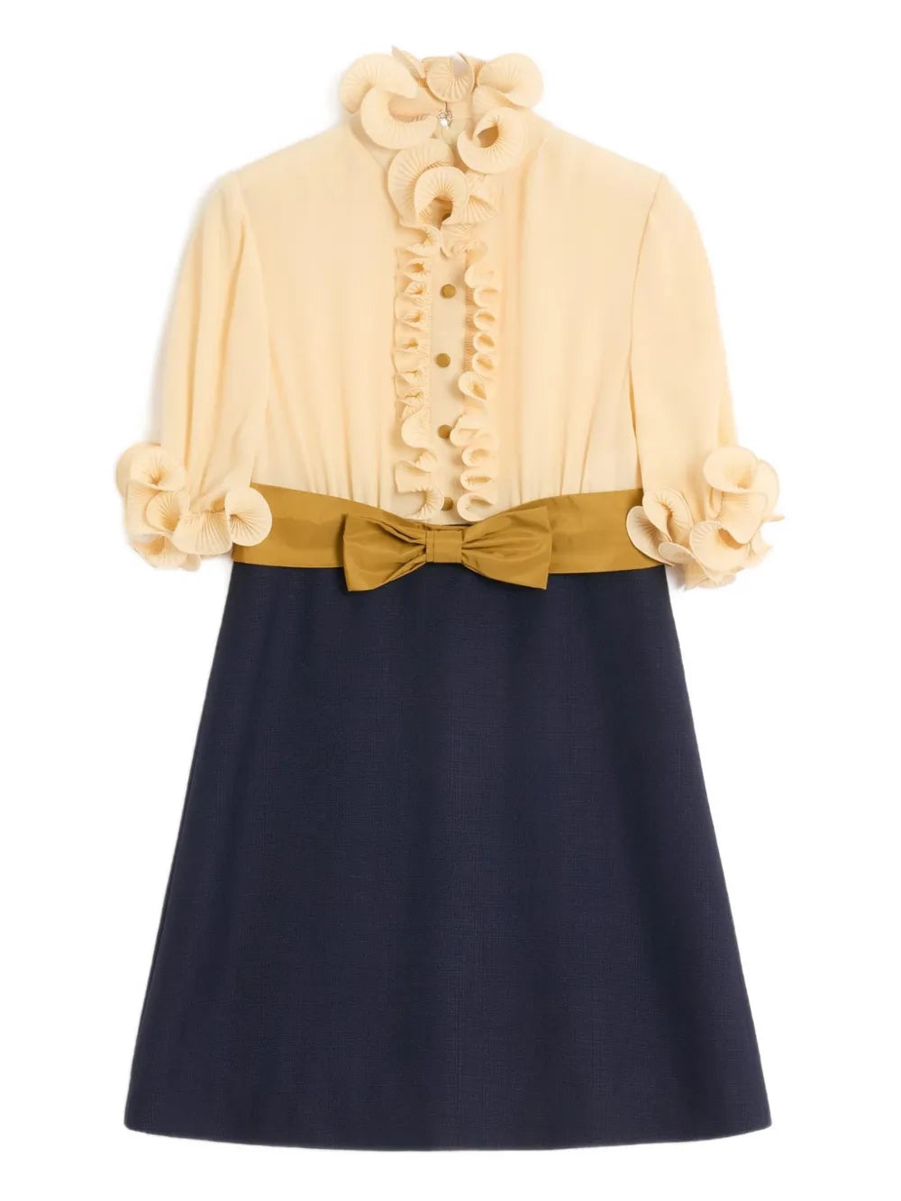 Crepe De Chine Mini Dress