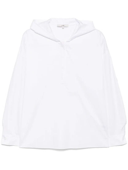Eco Poplin Hooded Shirt