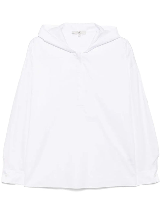Eco Poplin Hooded Shirt