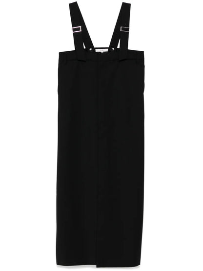 Tropical Wool Skirt Dress