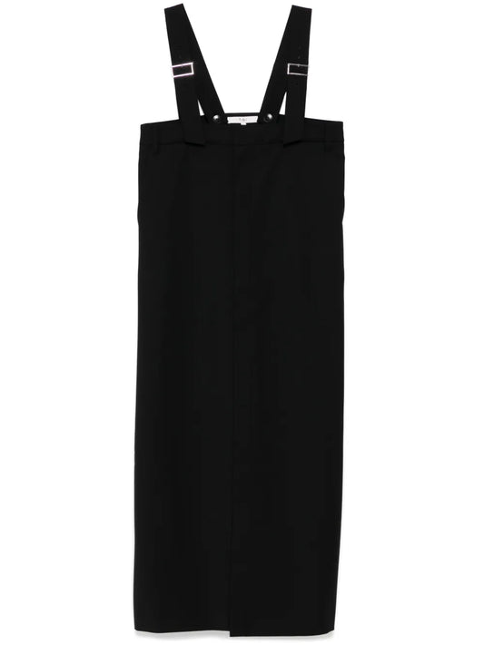 Tropical Wool Skirt Dress