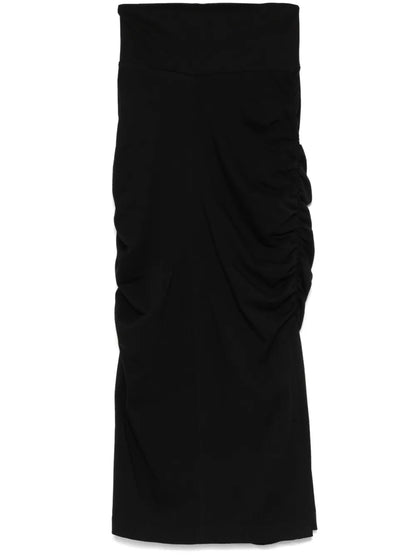 Ruched Midi Skirt