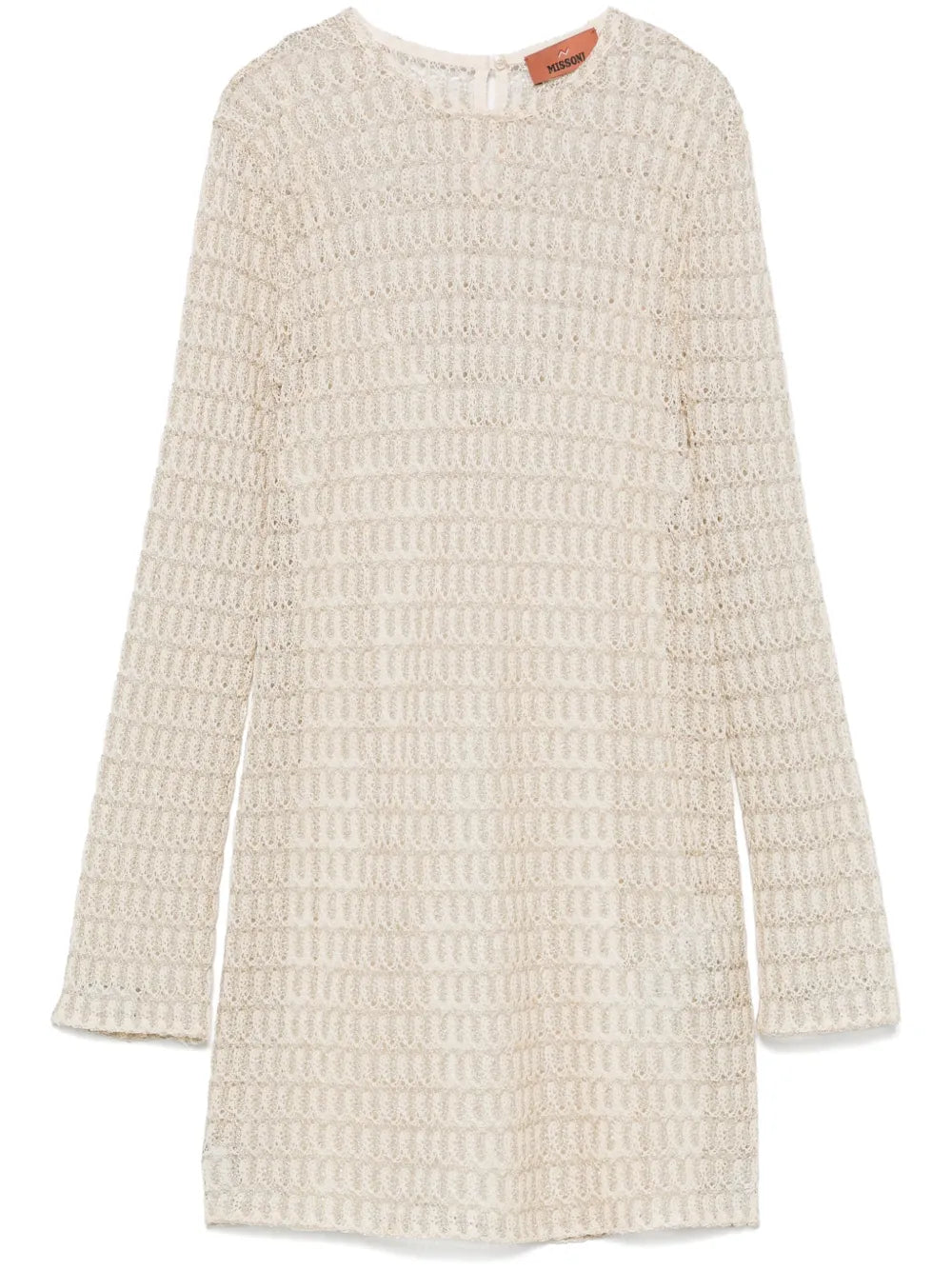 Open-Knit Mini Dress