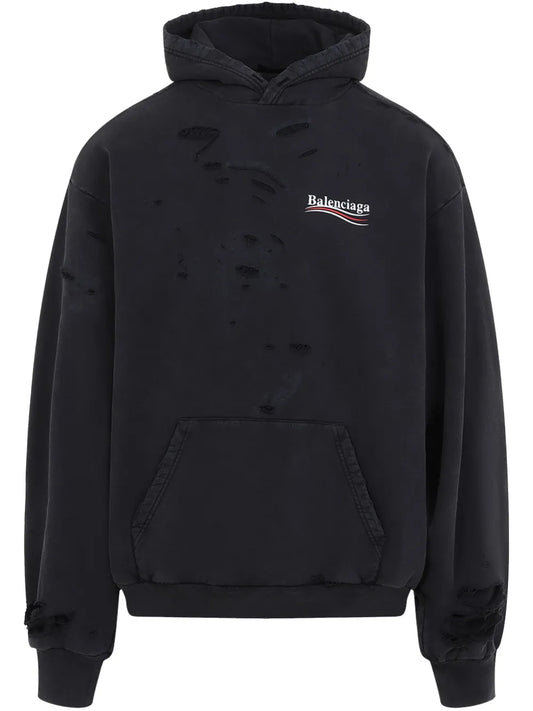 Logo Cotton Hoodie