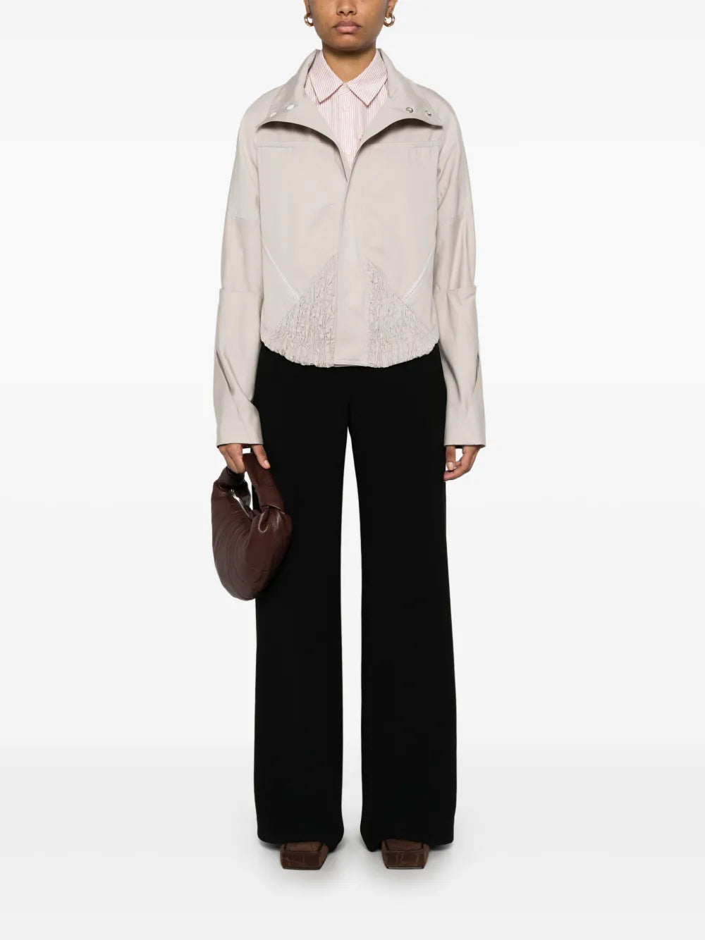 Crepe Palazzo Pants