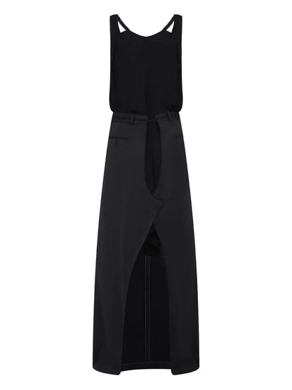 Patched Maxi Dress