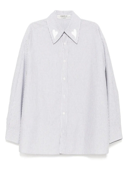 Heart Patched Balloon Shirt